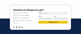 Uzmanlarımız Sizinle Iletişime Geçecektir - Çok Amaçlı Açılış Sayfası