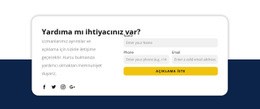 Uzmanlarımız Sizinle Iletişime Geçecektir Için En Yaratıcı HTML5 Şablonu