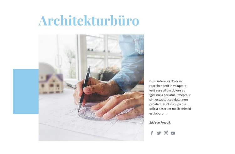 Architekturagentur CSS-Vorlage