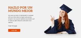 Hágalo Por Un Mundo Mejor: Plantilla De Sitio Web Joomla