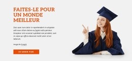 Faites-Le Pour Un Monde Meilleur - Maquette De Site Web Facile À Utiliser