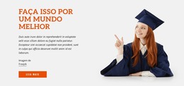 Faça Por Um Mundo Melhor - Modelo De Página HTML