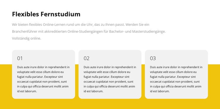 Gitterrepeater mit Text Website Builder-Vorlagen