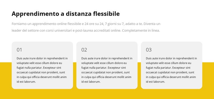 Ripetitore di griglia con testo Modello