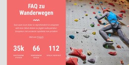 Wanderweg Faq - Website-Vorlagen