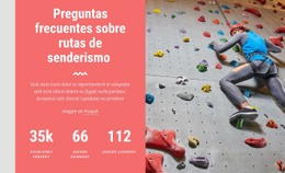 Preguntas Frecuentes Sobre Rutas De Senderismo: Página De Destino Profesional Personalizable