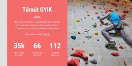 Egyéni Betűtípusok, Színek És Grafikák A Következőhöz: Túraút Gyk