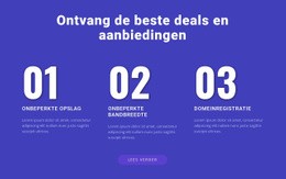 Onze Webhosting - Bestemmingspagina Met Hoge Conversie