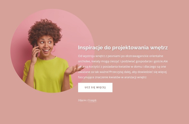 Tekst na obrazie koła Szablony do tworzenia witryn internetowych