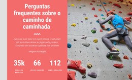 Designer De Site Para Percurso De Caminhada Faq