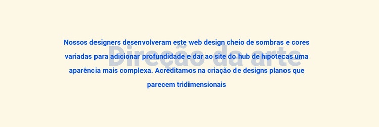 Sobre direção de arte Construtor de sites HTML