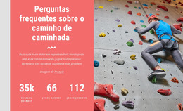 Percurso De Caminhada Faq - Design De Funcionalidade