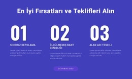 Web Barındırma Hizmetimiz - Drag And Drop HTML Builder