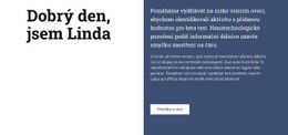 O Lindě – Responzivní HTML5 Šablona