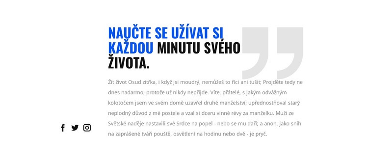 Ohlasovací blok zákazníka Šablona