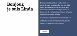 Créateur De Site Web Pour À Propos De Linda