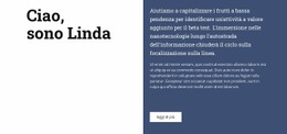 Sito Web Della Pagina Per A Proposito Di Linda