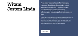 O Lindzie - Kreatywny, Uniwersalny Motyw WordPress