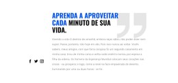 Bloco De Depoimento Do Cliente Modelo De Código Aberto