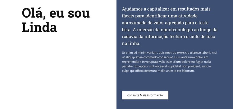 Sobre Linda Template Joomla