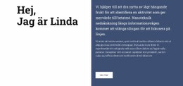 Om Linda - Responsiv HTML5-Mall