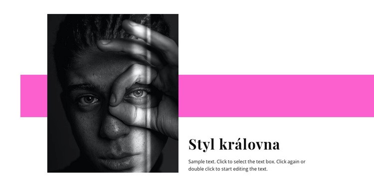 Královna stylu Šablona CSS