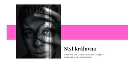 Královna Stylu – Šablona HTML A CSS