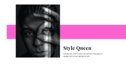 Style Queen Template HTML CSS Responsive