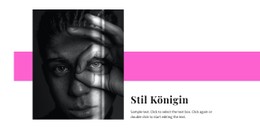 Stil Königin Vorlage HTML CSS Responsive