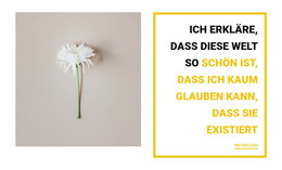 Schöne Dinge - Site Mit HTML-Vorlagen-Download