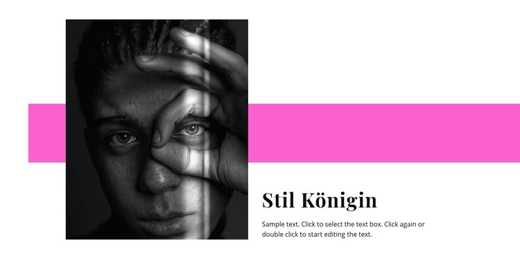 Stil Königin HTML5-Vorlage