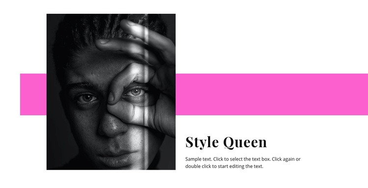 Style queen Elementor Template Alternative