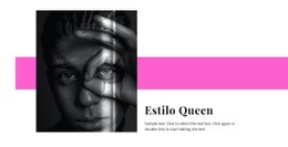 Rainha Do Estilo - Modelo Em Branco HTML5