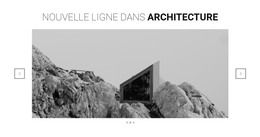 Nouveau Thème Pour Nouvelle Ligne En Architecture