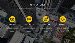 Our Key Features - Creative Multipurpose Landing Page