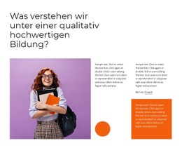 Kostenloses CSS Für Qualität Der Bildung