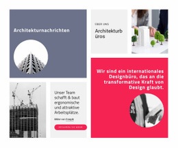 Fantastisches Website-Design Für Raster Mit Kreisbildern