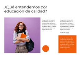 Educación De Calidad - Página De Destino Móvil