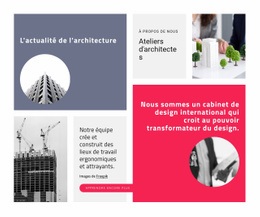 Superbe Conception De Site Web Pour Grille Avec Des Images De Cercle