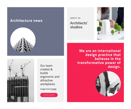 Grid With Circle Images HTML5 Template