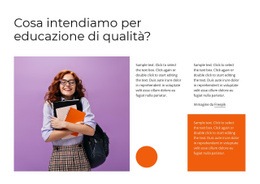 Educazione Di Qualità - Generatore Di Siti Web Personalizzato