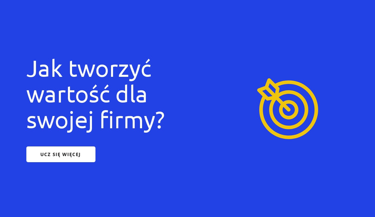 Nagłówek i duża ikona Motyw WordPress