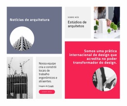 Design De Site Incrível Para Grade Com Imagens Circulares