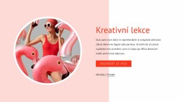 Kreativní Lekce – Bezplatný Motiv WordPress