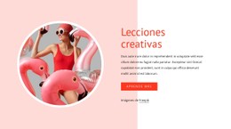 Lecciones Creativas Plantilla De Código Abierto