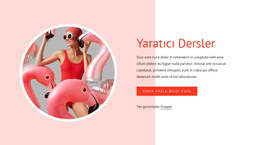 Yaratıcı Dersler - HTML Şablonu Indirme