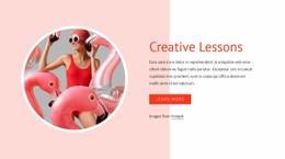 Creative Lessons - Webpage Layout