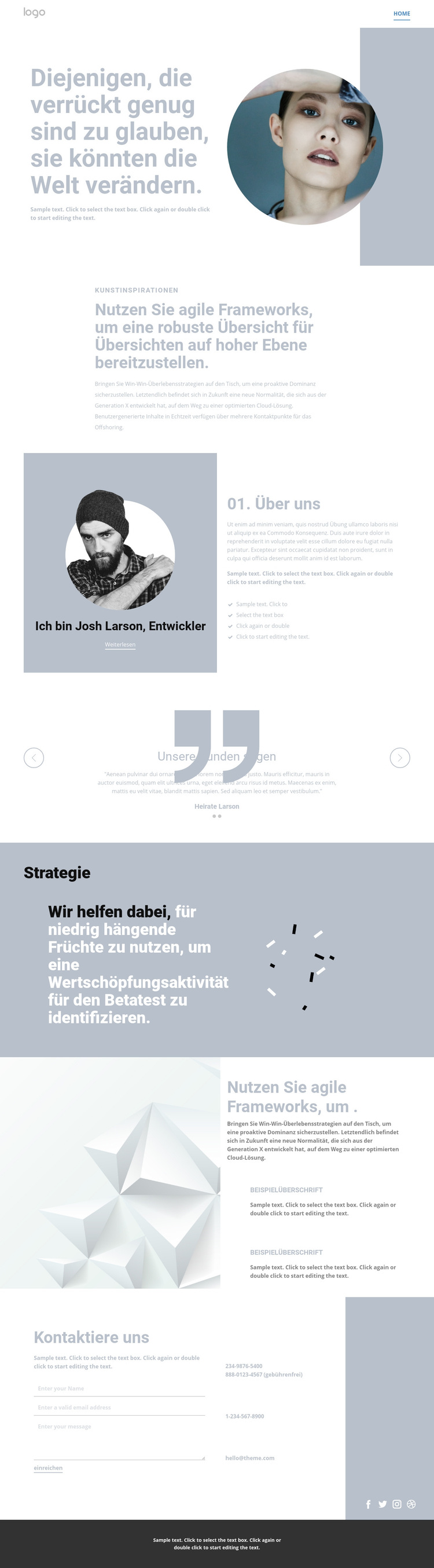 Kreative Studio-Innovationskunst WordPress-Theme