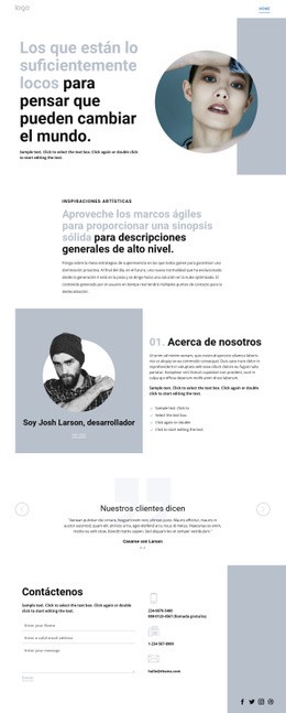 Diseño De Sitio Web Arte De Innovación De Estudio Creativo Para Cualquier Dispositivo