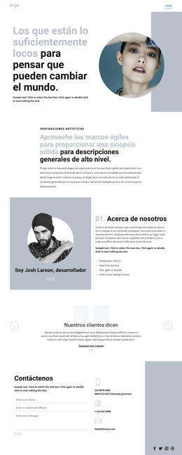 Arte De Innovación De Estudio Creativo - Tema De Sitio Web Listo